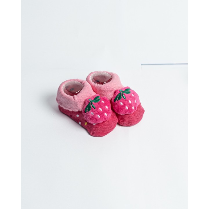 Adorable socks designed like tiny shoes, perfect for your little one.