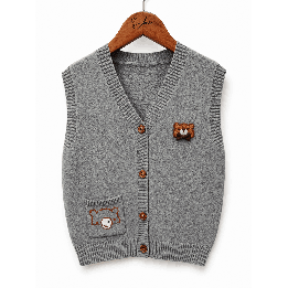 Soft Knit Half Sweater Cardigan