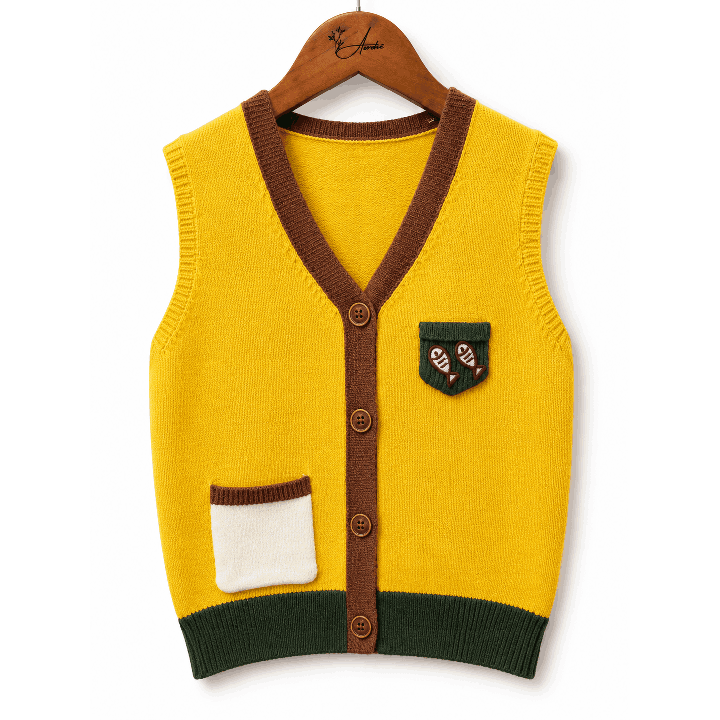 Soft Knit Half Sweater Cardigan