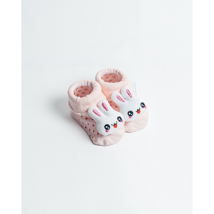 Adorable socks designed like tiny shoes, perfect for your little one.
