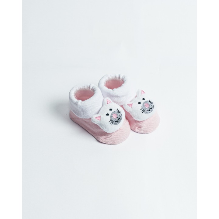 Adorable socks designed like tiny shoes, perfect for your little one.