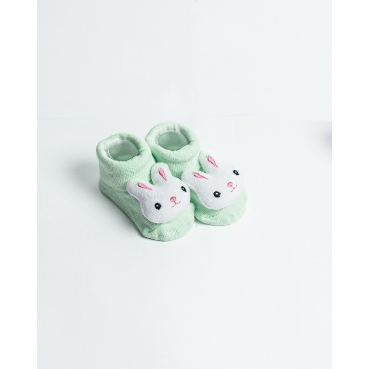 Adorable socks designed like tiny shoes, perfect for your little one.