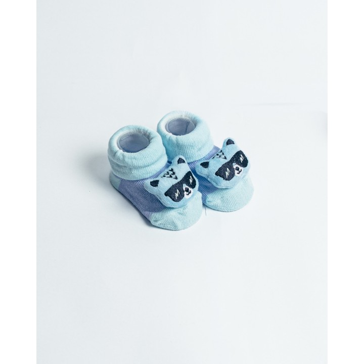 Adorable socks designed like tiny shoes, perfect for your little one.