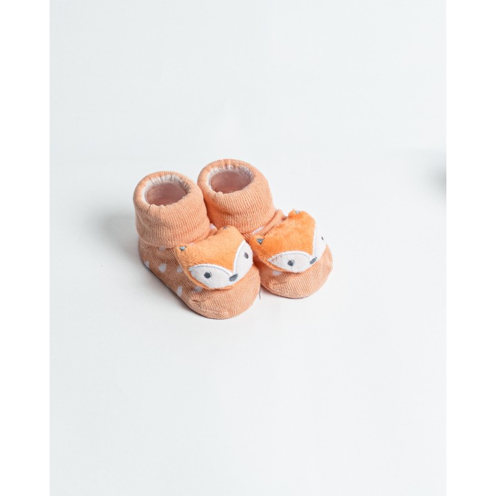 Adorable socks designed like tiny shoes, perfect for your little one.