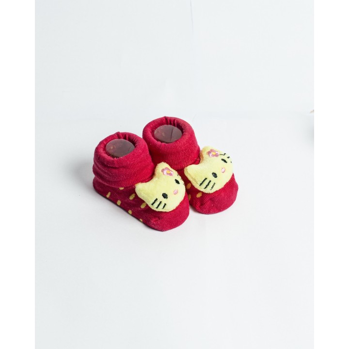 Adorable socks designed like tiny shoes, perfect for your little one.