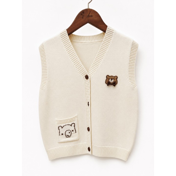 Soft Knit Half Sweater Cardigan