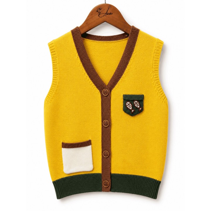 Soft Knit Half Sweater Cardigan