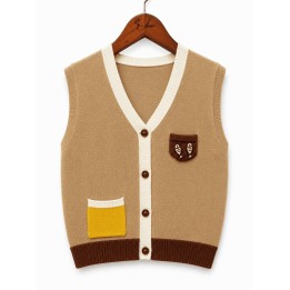 Soft Knit Half Sweater Cardigan