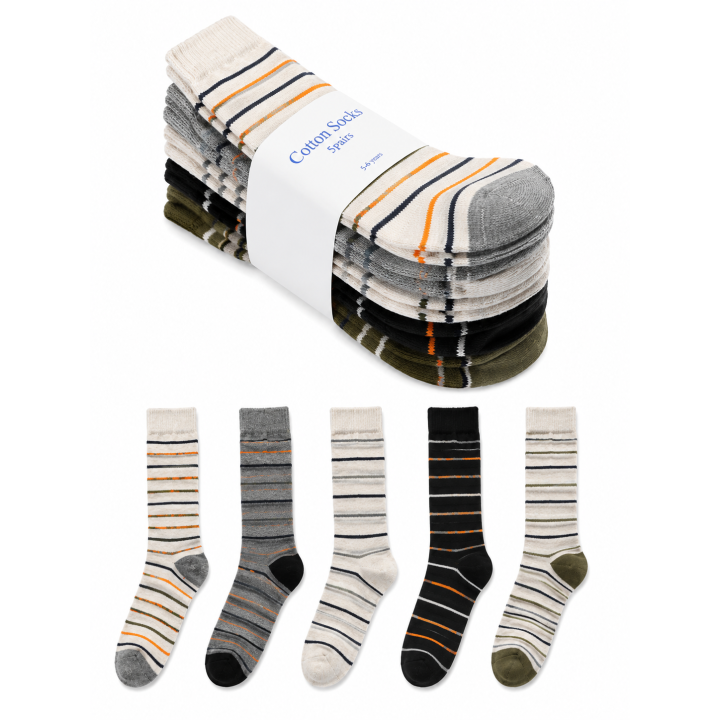 5-Pair Socks Set – Soft, Comfortable & Everyday Essential Socks