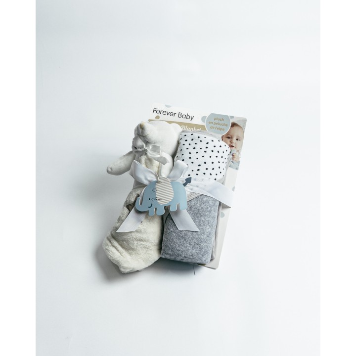 Baby Plush Blanket & Teddy Bear Soft - Cozy Gift Set