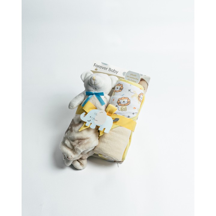 Baby Plush Blanket & Teddy Bear Soft - Cozy Gift Set