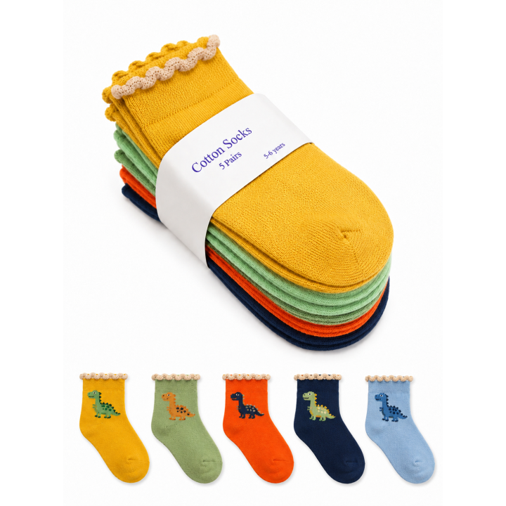 5-Pair Socks Set – Soft, Comfortable & Everyday Essential Socks