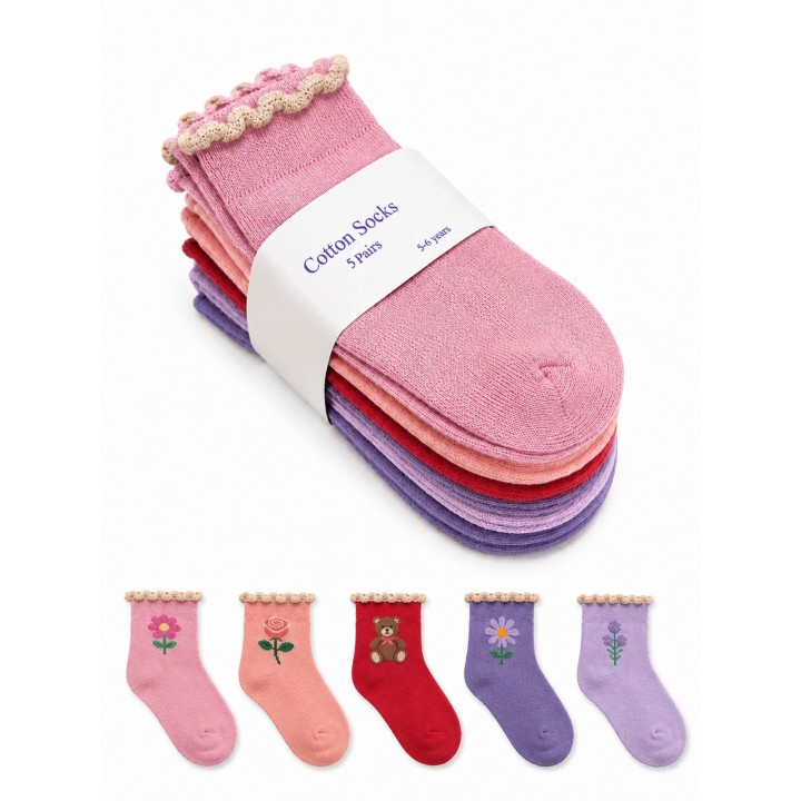 5-Pair Socks Set – Soft, Comfortable & Everyday Essential Socks