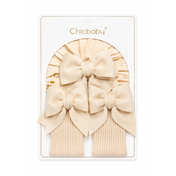 Baby Girl Bow Headband, Shoes or Socks Gift Set Soft and Stylish.