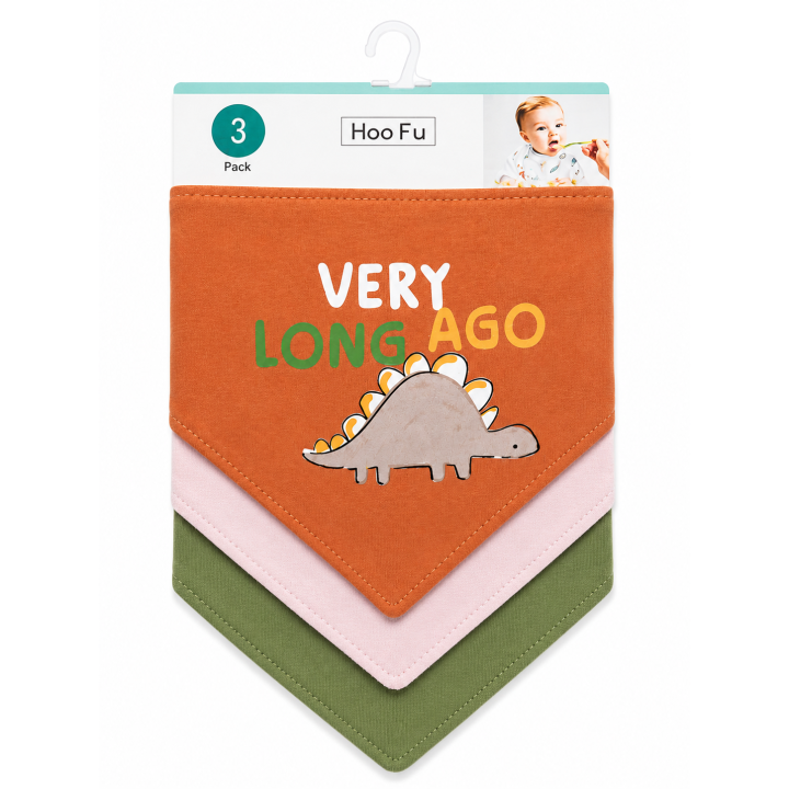 Baby Bib Set of 3 – Soft, Absorbent & Comfortable for Newborns to Toddlers