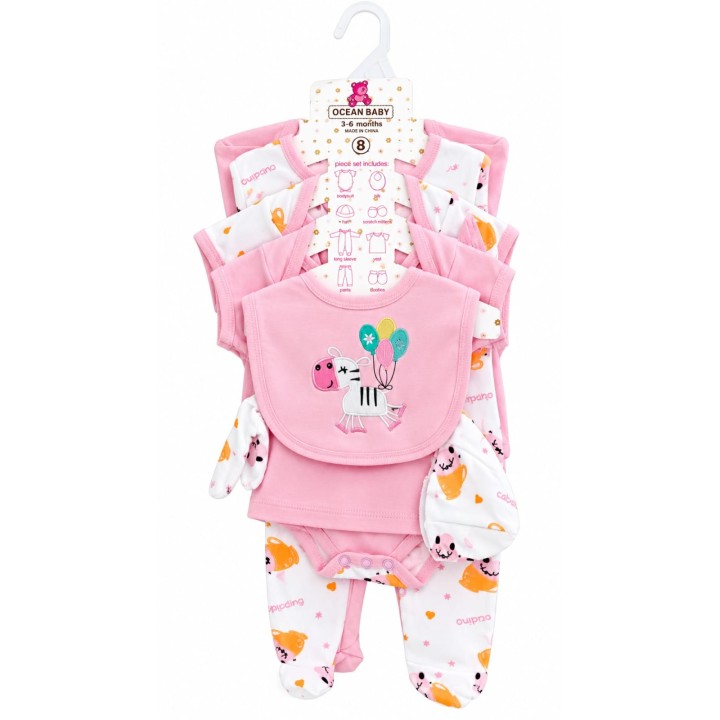 Baby Essentials 8-Piece Newborn Gift Set