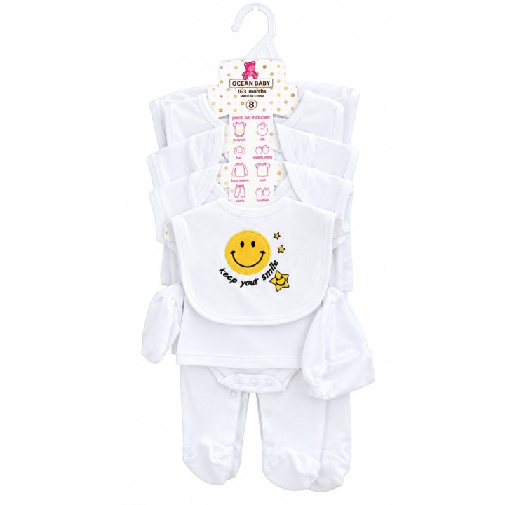 Baby Essentials 8-Piece Newborn Gift Set