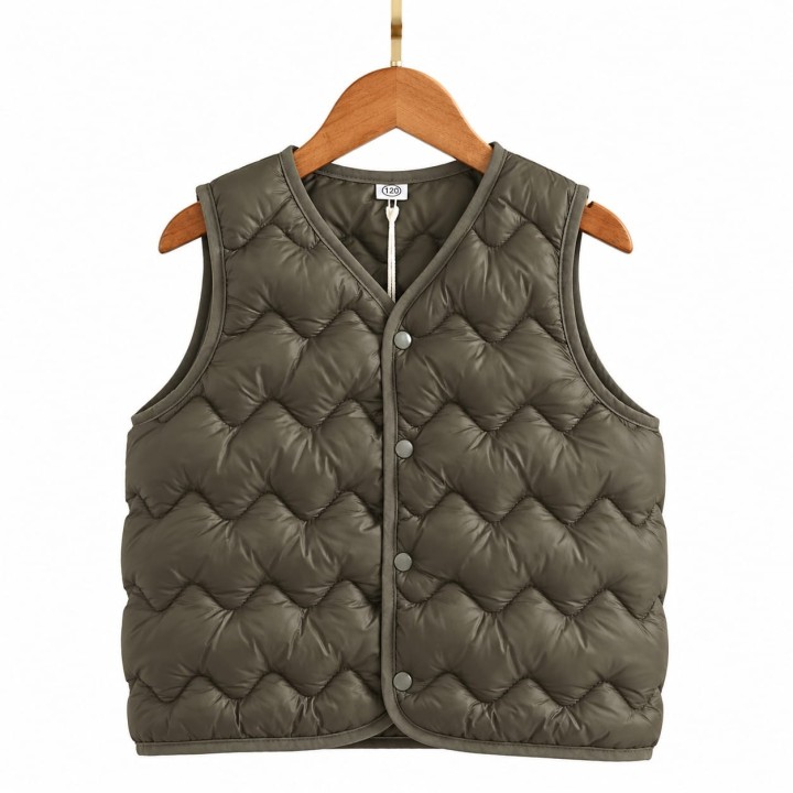 Kids Lightweight Down Half Jacket