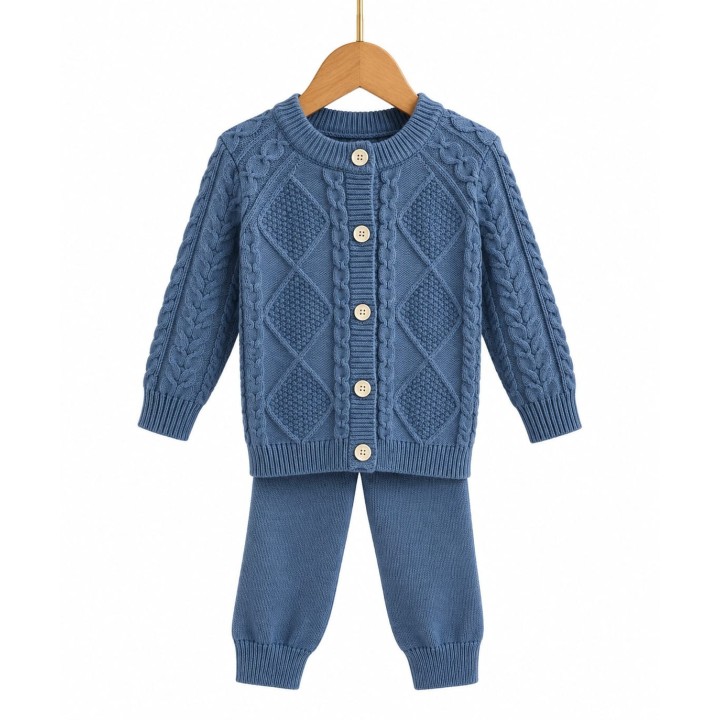 Cool Woolen Sweater & Trouser Set