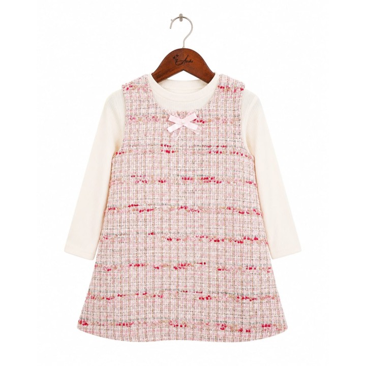 Tweed Dress with Inner Top