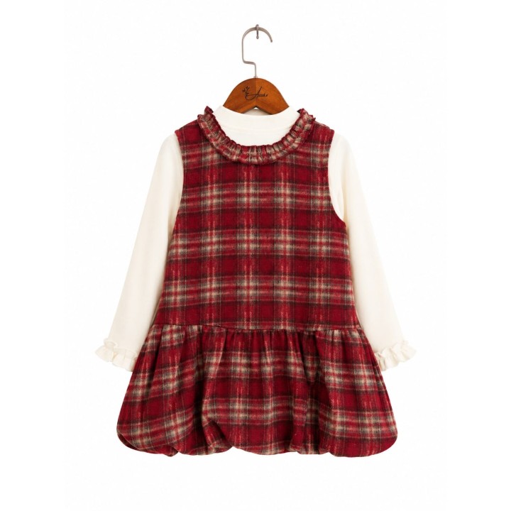 Woolen Dress with Inner Top