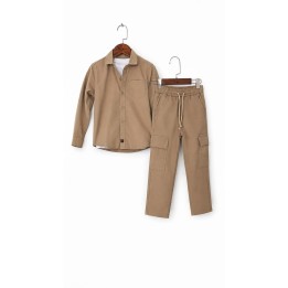 Classic Shirt, T - Shirt & Trouser Set