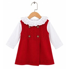 Woolen Dress & Shirt Set