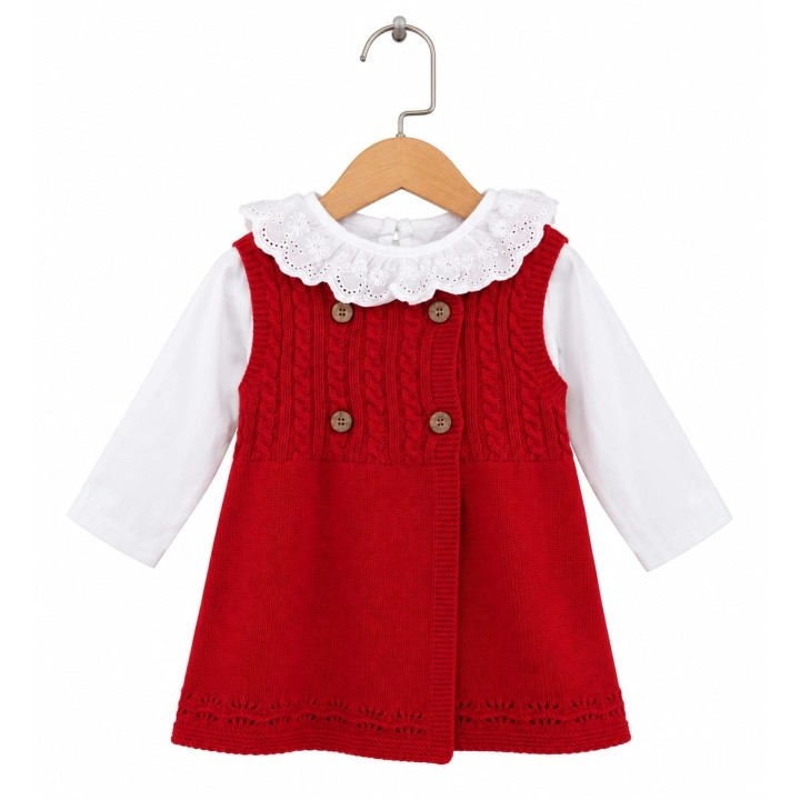 Woolen Dress & Shirt Set