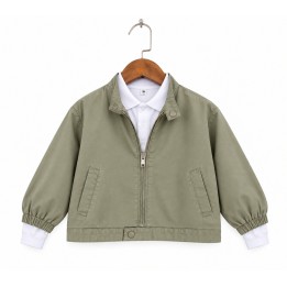 Cozy Stylish Jacket with White Polo
