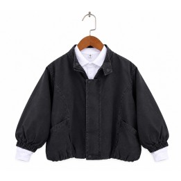 Cozy Stylish Jacket with White Polo