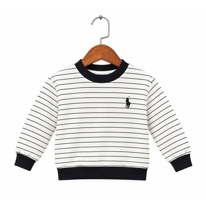 Striped Printed Sweatshirt