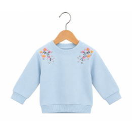 Floral Embroidered Sweatshirt